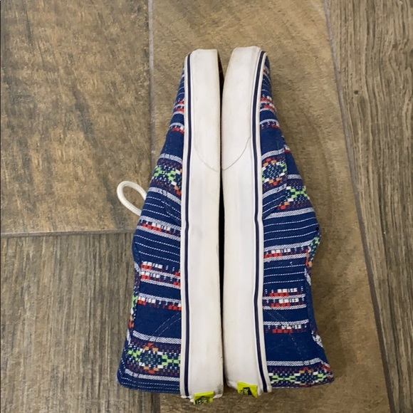 Vans Aztec Blue Lace Up Sneakers - Picture 6 of 7